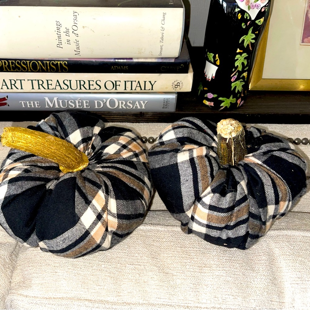 Fabric Pumpkin decor -Halloween/thanksgiving/fall